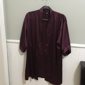 Victoria’s Secret Red Wine Silk Robe S/M